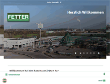 Tablet Screenshot of fetter.at