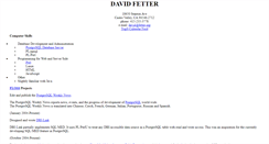 Desktop Screenshot of fetter.org
